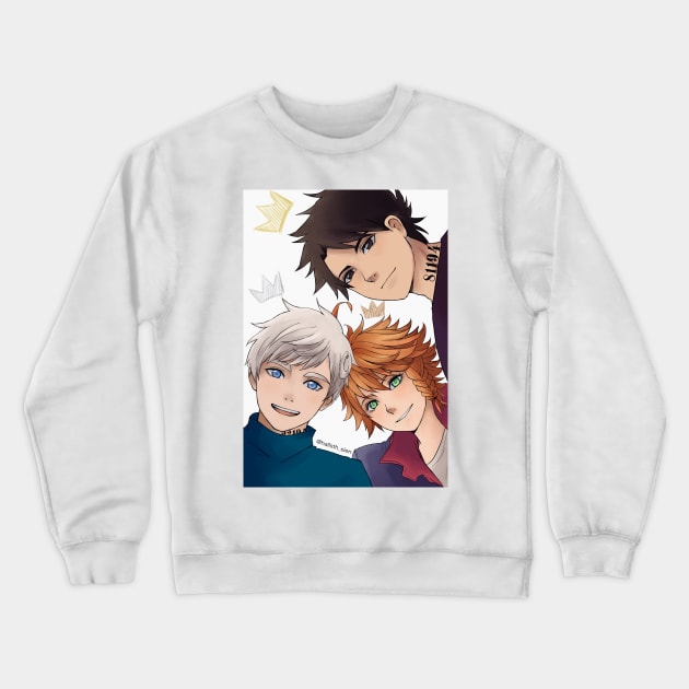 Emma, Norman & Ray Crewneck Sweatshirt by hallstheien